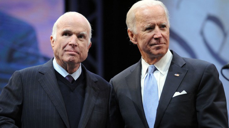 Biden and Mccain